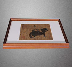 东平书画装裱配框服务案例